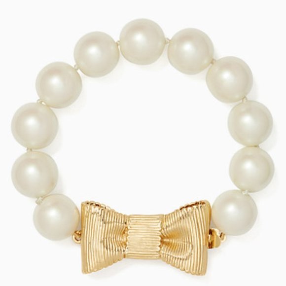 kate spade Jewelry - Kate Spade All Wrapped Up in Pearls Bracelet NWT